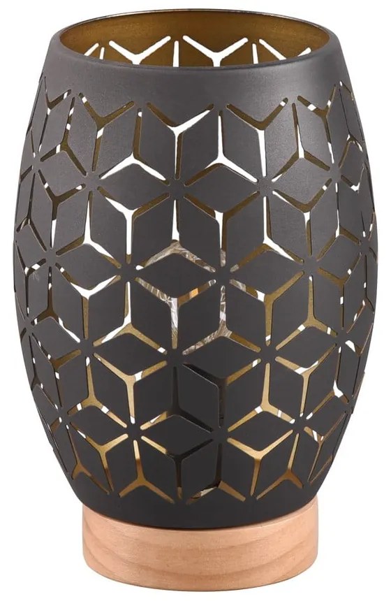 Veioză neagră (înălțime 21 cm) Bidar – Reality