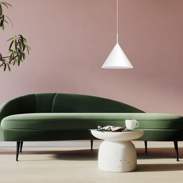 Lampă suspendată pe cablu CAPITAL 1xGX53/15W/230V Ø 32 cm albă