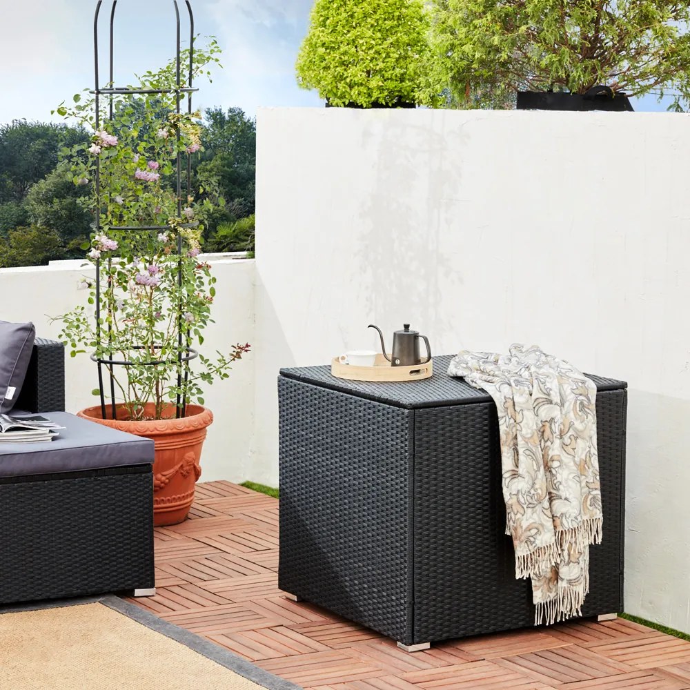 Deuba Cutie depozitare 75x75x70cm - neagra