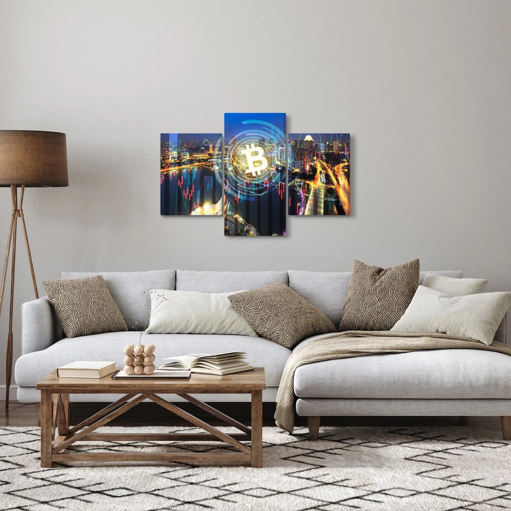 Tablou - Orașul investițiilor (90x60 cm)