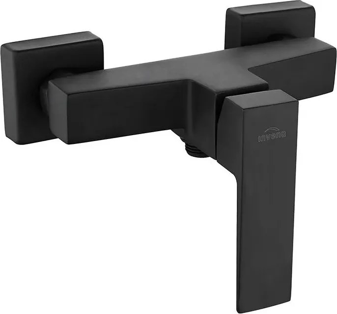 Baterie dus Invena Paros monocomanda negru mat