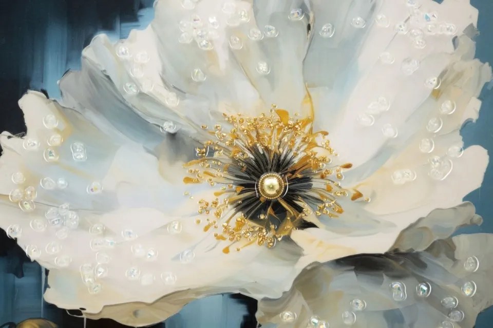 Tablou Modern pe Pânză - Bluey, 42x3,5x62 cm, Mauro Ferretti