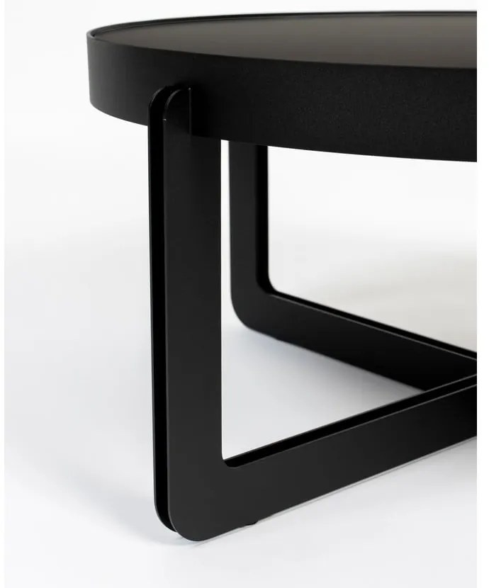 Măsuță de cafea neagră rotundă Centre – Zuiver