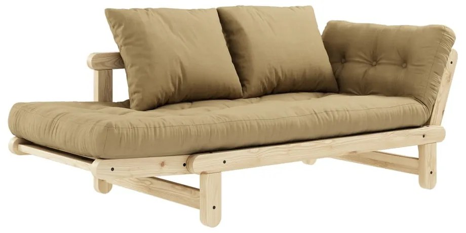 Canapea variabilă Karup Design Beat Natural Clear/Wheat Beige