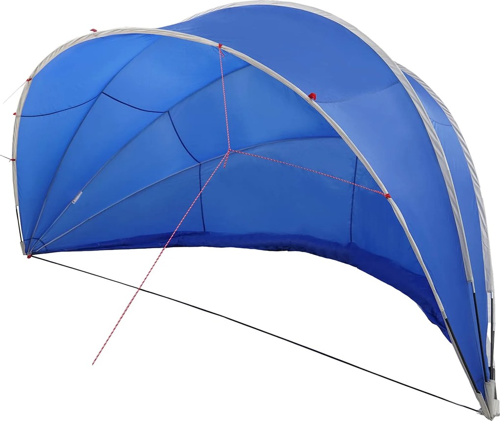 vidaXL Dom pentru piscină Manual Verde 546 x 516 x 250 cm