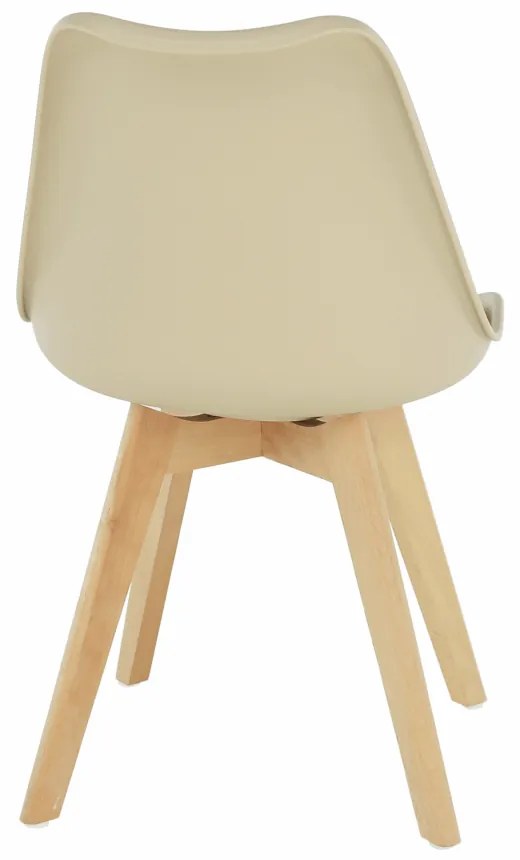 Scaun, cappuccino vanilie fag, BALI 2 NEW - Livrare rapida Bej
