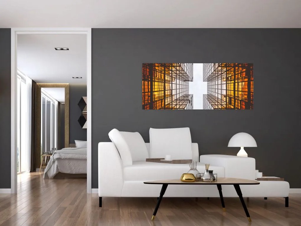 Tablou cu zgârie norii (120x50 cm)