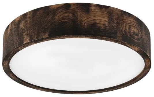 Brilagi - Plafonieră CARVALHO SMOKEY, 2xE27/60W/230V, stejar, Ø 37,5 cm