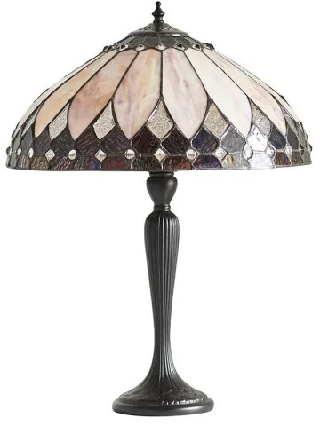 Endon 63982 - Lampă de masă Tiffany BROOKLYN 1xE27/60W/230V Ø 40 cm