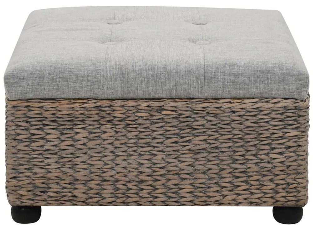 246113 vidaXL Scaun otoman 65 x 65 x 40 cm, gri