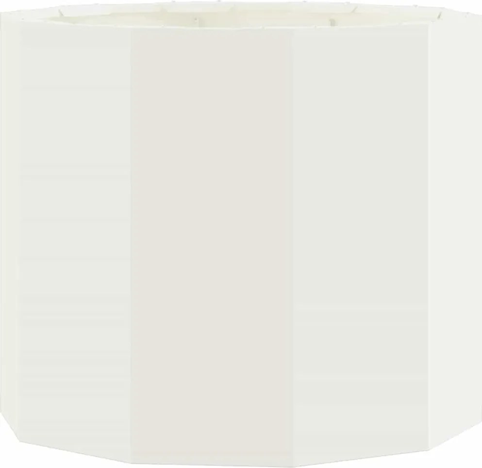 vidaXL Jardinieră Alb 60 x 60 x 50 cm Oțel