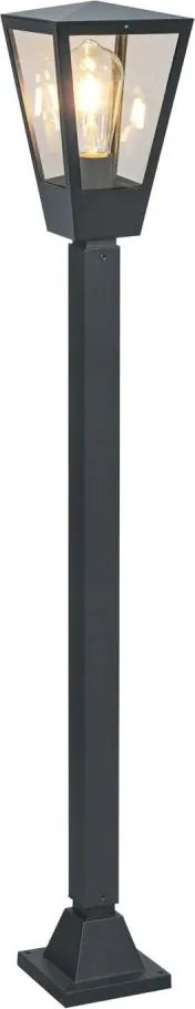 Brilliant - Lampă de exterior WESTDLIFF 1xE27/20W/230V 98,4 cm IP44 antracit