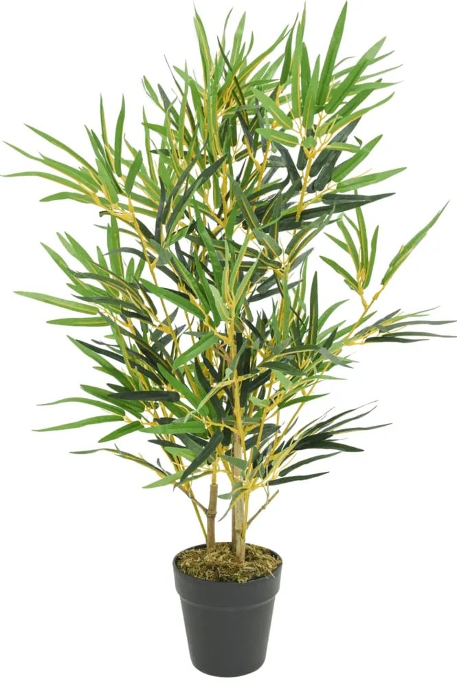 vidaXL Arbore din bambus artificial 368 de frunze 80 cm verde