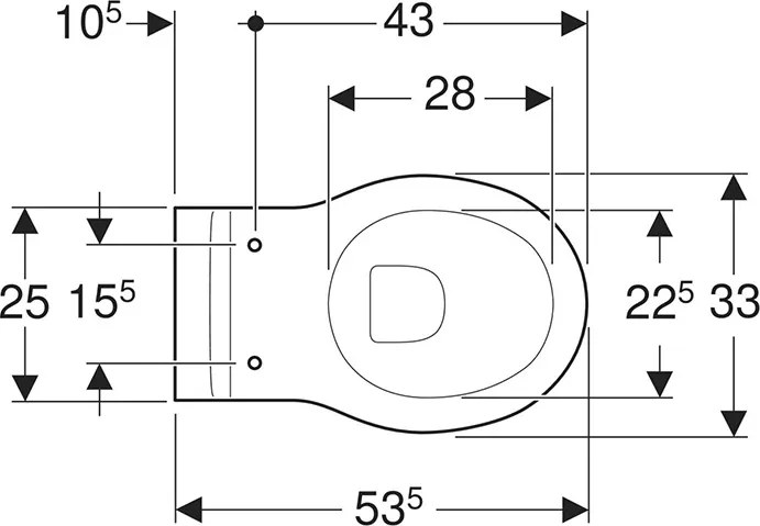 Vas wc suspendat pentru copii, evacuare orizontala, spalare verticala, Geberit Bambini