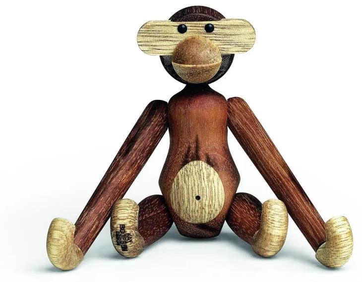 Statuetă din lemn masiv Kay Bojesen Denmark Monkey Teak