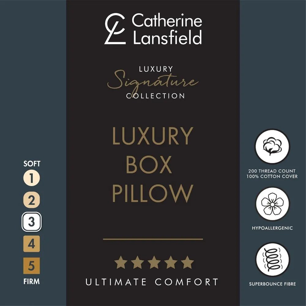 Pernă 48x74 cm Luxury Box – Catherine Lansfield