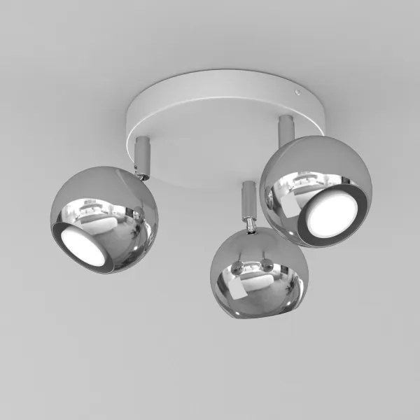 Spot COMET 3xGU10/8W/230V alb/crom lucios