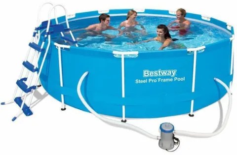 Piscina Bestway   56418, dimensiune 3.66x1.00 m, pompa, filtru, scara incluse