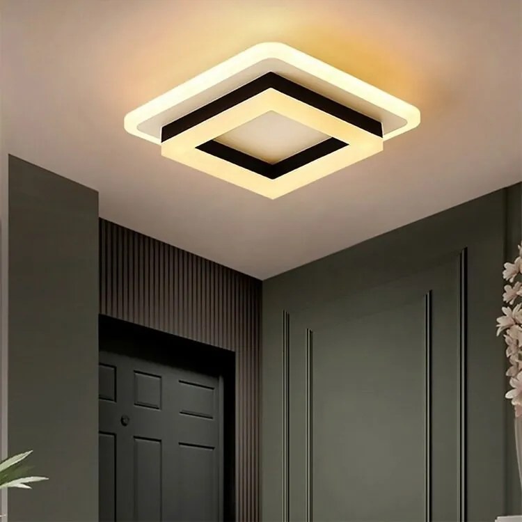 Lustra LED Plafoniera ESN6081f-BK, 64 W