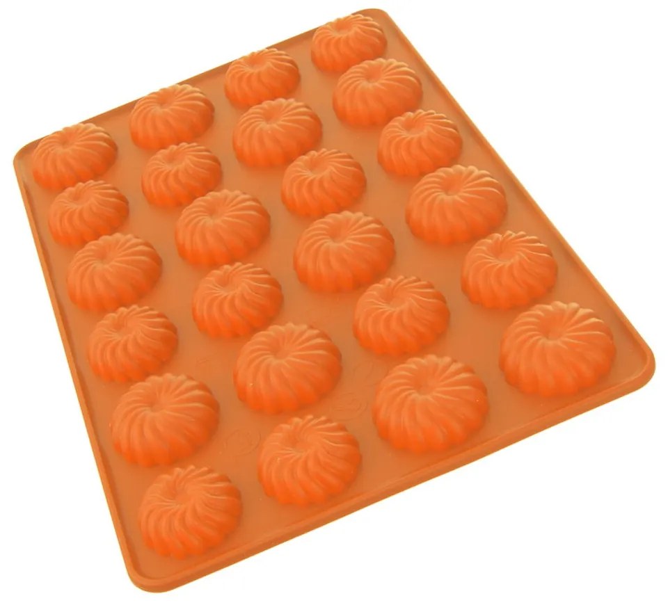 Formă de copt pentru mini-prăjiturele Bundt din silicon 22x32 cm – Orion