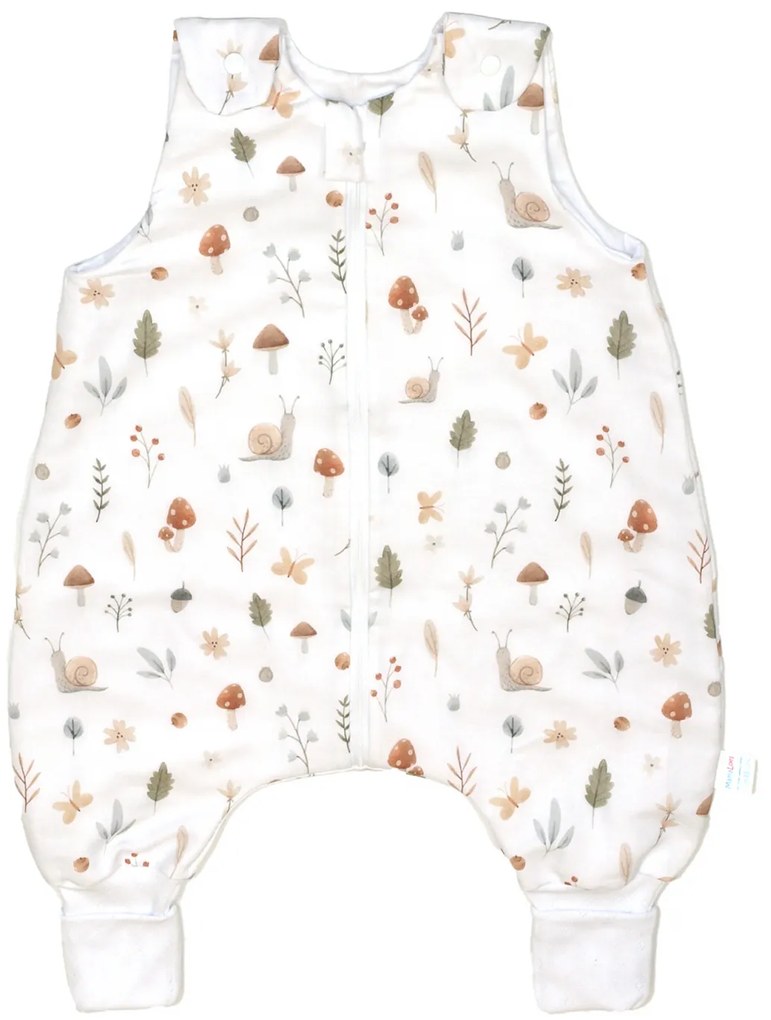 Sac de dormit cu picioare, bumbac de vara, 1 Tog, Comori din natura, S, 6-24 luni