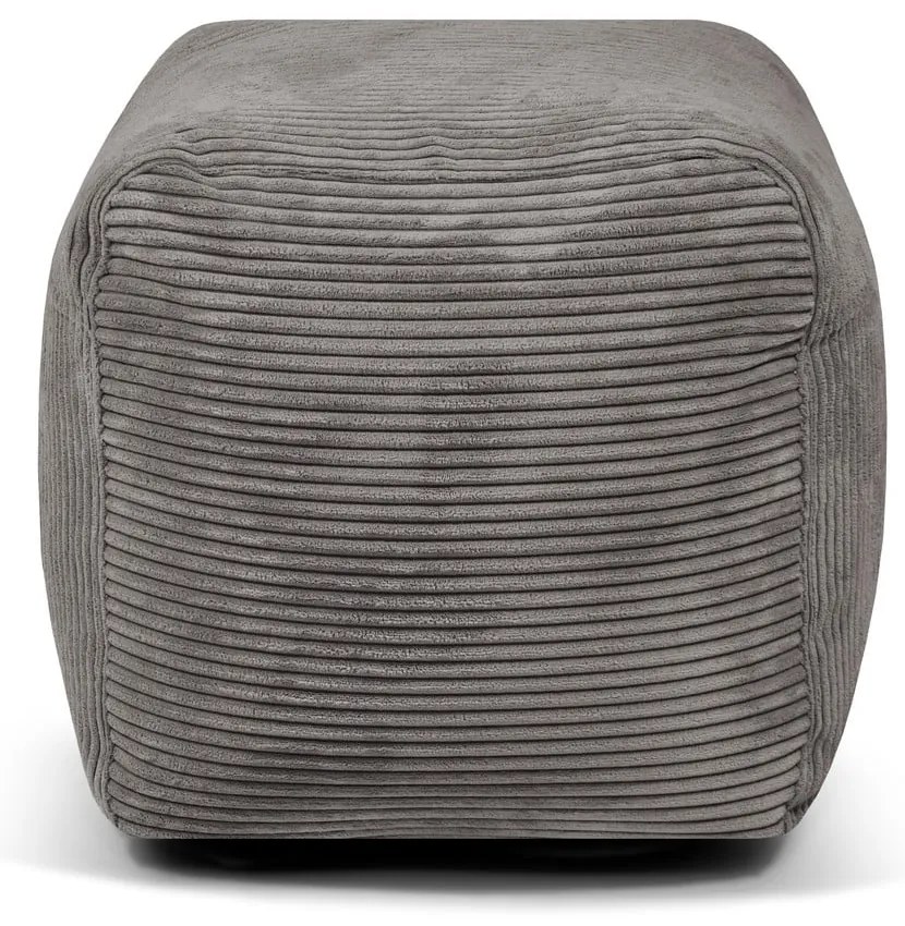 Fotoliu bean bag verde mentă cu tapițerie din catifea reiată Plus 50 Lounge – SLOWDOWN