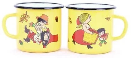 Belis Cană smălțuită Večerníček, 8 cm, 0,35 l