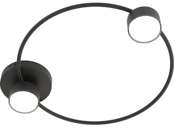 Plafonieră LUCIO 2xGX53/12W/230V negru