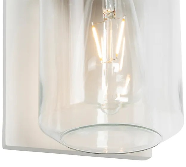 Aplică modernă albă IP54 - Marshall