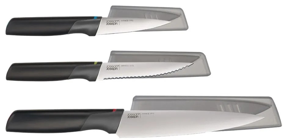 Set de cuțite din oțel inoxidabil 3 buc. Elevate – Joseph Joseph