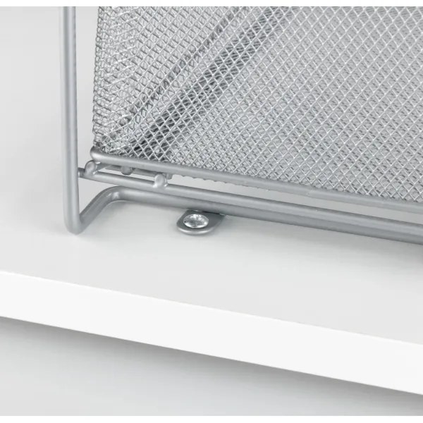 WENKO 53140800 - Poliță GIOMA, 35 x 33,5 cm, argintie