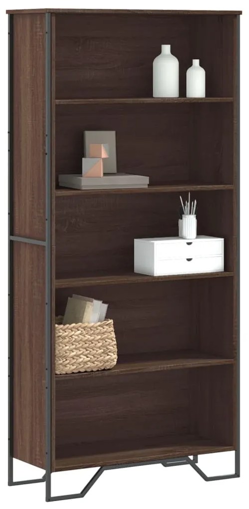 vidaXL Bibliotecă, stejar maro, 80x31x169 cm, lemn prelucrat