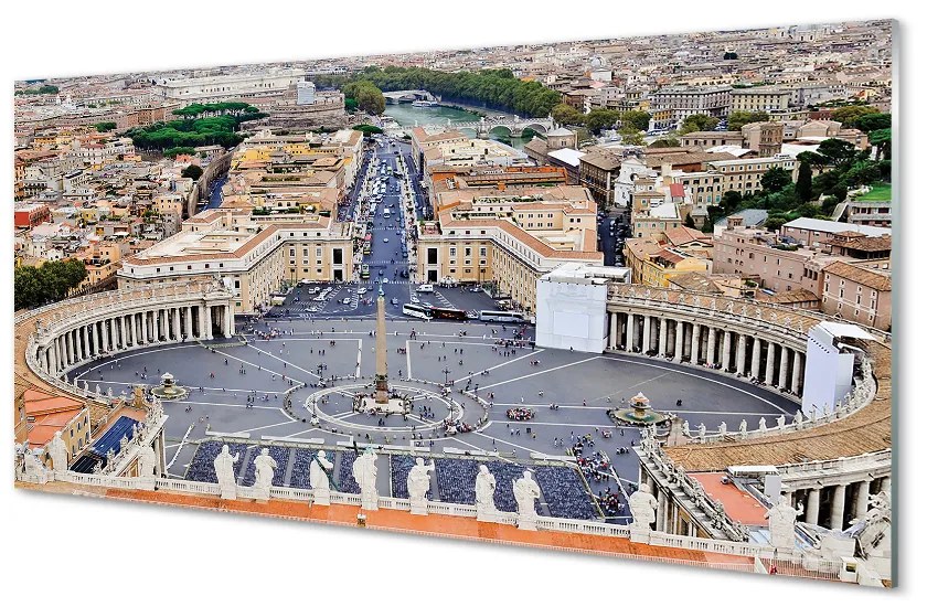 Panouri de sticlă Roma Vatican panoramă pătrat