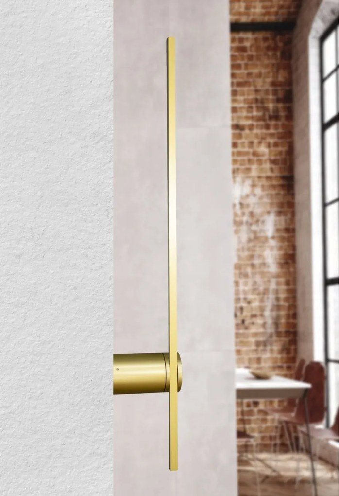 Aplica LED design liniar minimalist TOBAGO 9W aurie