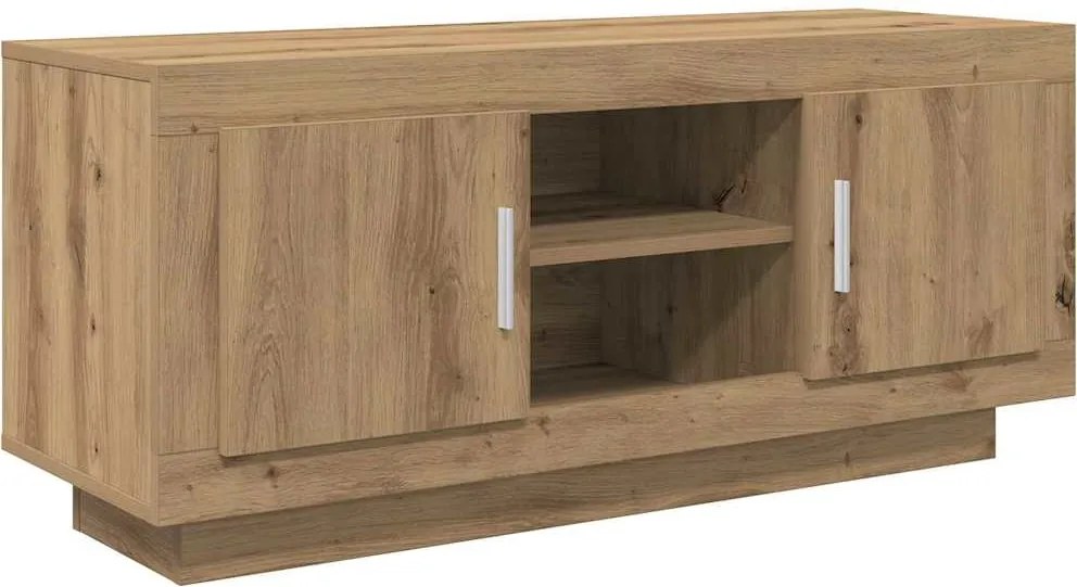 vidaXL Cabinet TV Stejar Artizanal 102 x 35 x 45 cm Lemn compozit