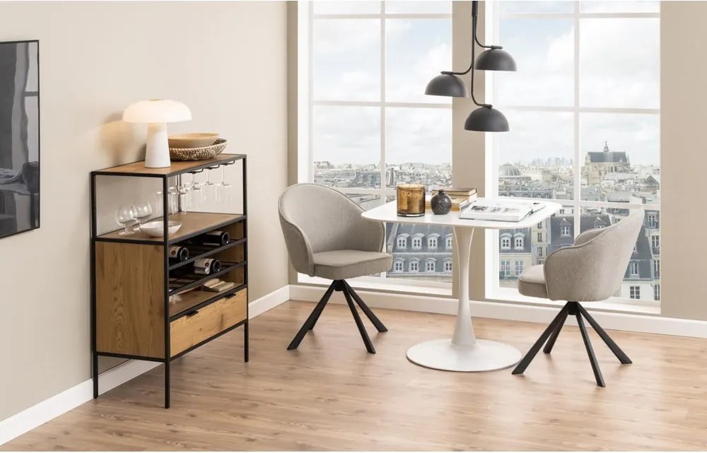 Masă de dining cu blat ceramic 90x90 cm Malta – Actona