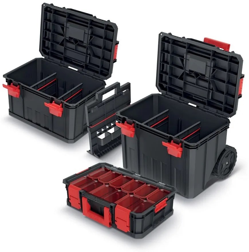 Set valiză C cu roți, 4 buc, negru