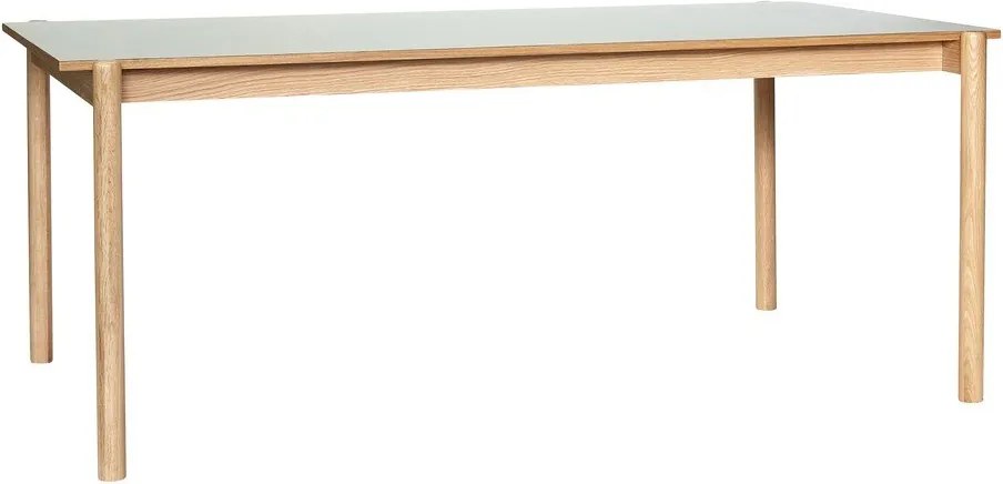 Masă de dining din lemn de stejar 107x190 cm Oblique – Hübsch