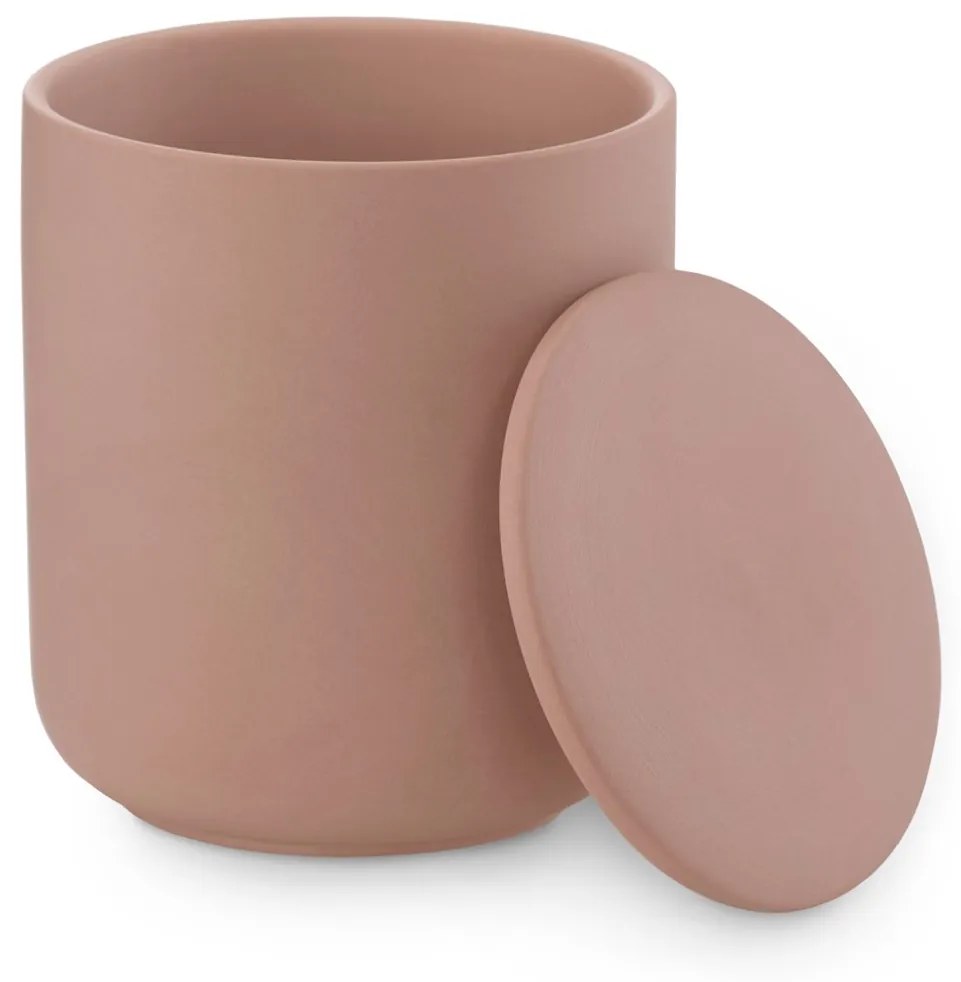 Organizator de baie din ceramica Culoare roz pudrat, BRUMBY