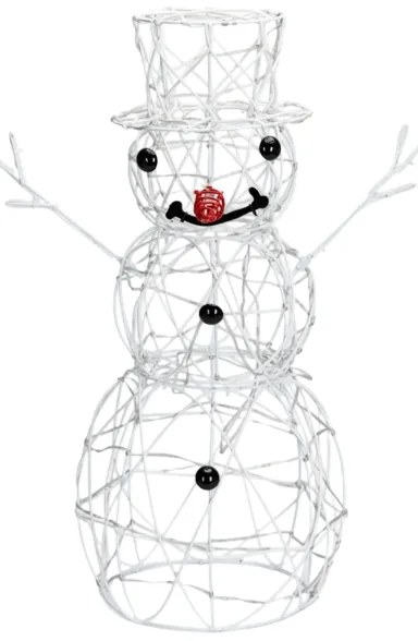 Aigostar-LED Decorațiune de Crăciun pentru exterior LED/3,6W/31/230V 6500K 60cm IP44 om de zăpadă