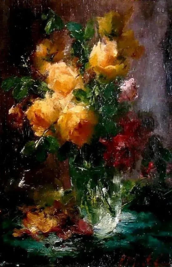 PICTURA IN ULEI Belu Tatiana - FLORAL - BT-33 50 X 40 cm