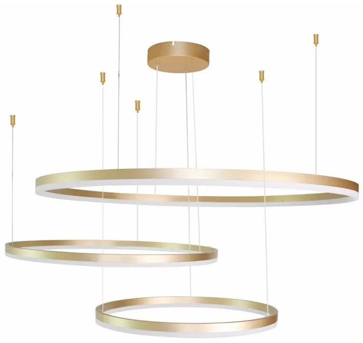 Lustra LED XXL suspendata design modern circular geometric Halo GO