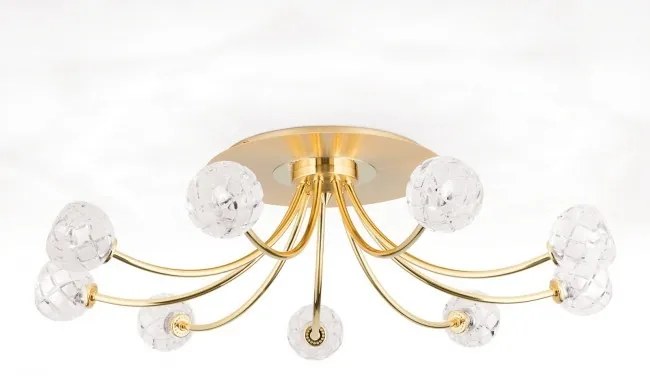 Lustra aplicata design modern de lux Maderno 9L aurie