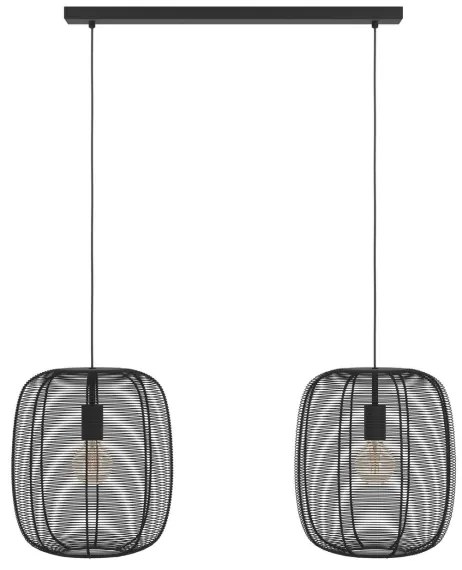 Lustră pe cablu Eglo 43966 RINROE 2xE27/40W/230V