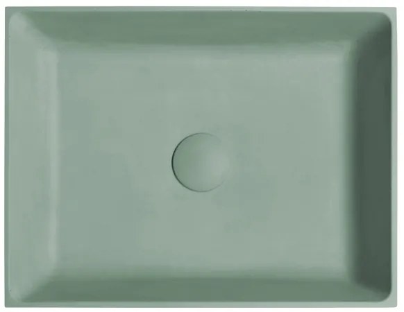 Sapho - Lavoar pentru blat FORMIGO 47,5x36,5 cm beton/verde