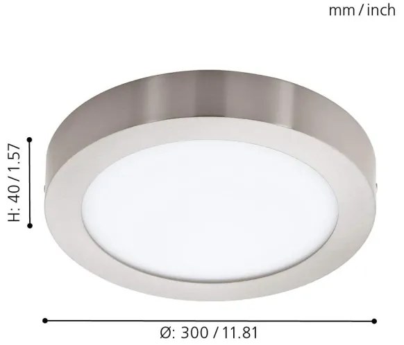 Eglo 96678 - Lampă de tavan LED RGBW dimmabilă FUEVA-C LED/21W/230V BT