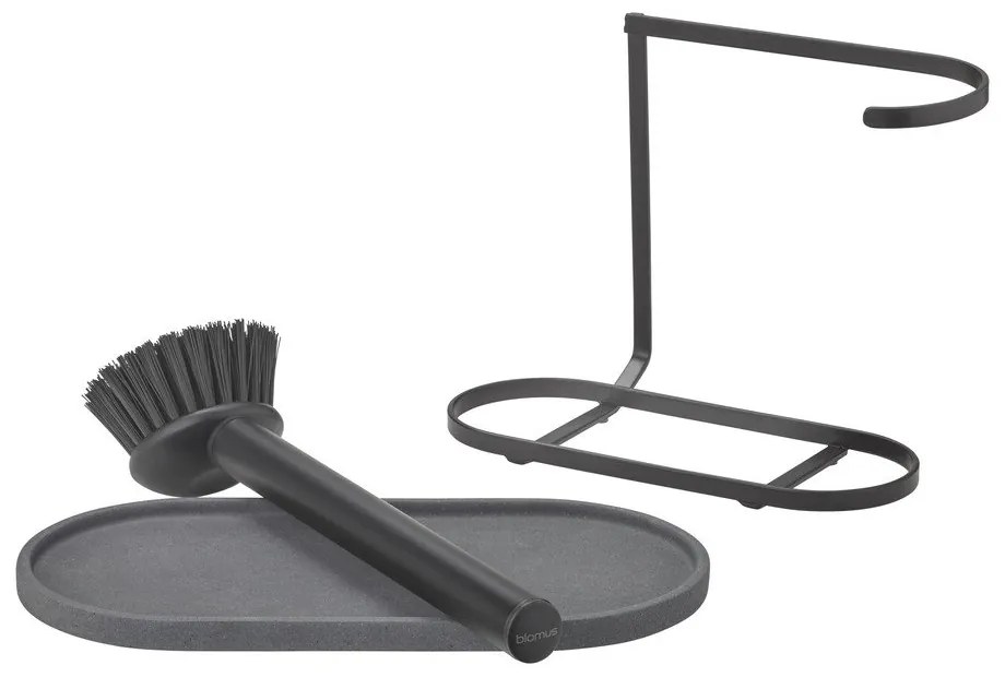 Suport pentru accesorii de spălat gri din beton Dhuva – Blomus