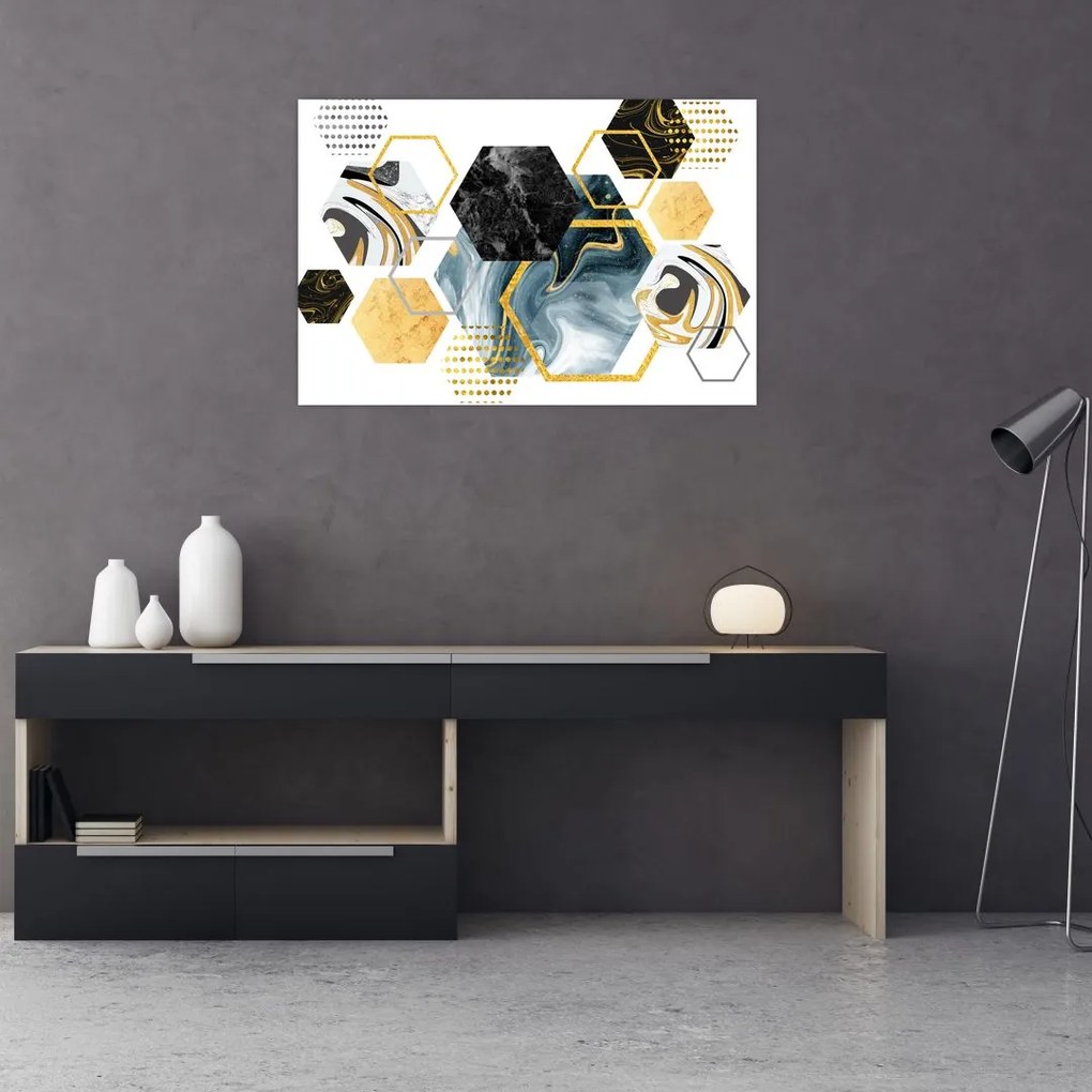 Tablou - Poligon (90x60 cm)