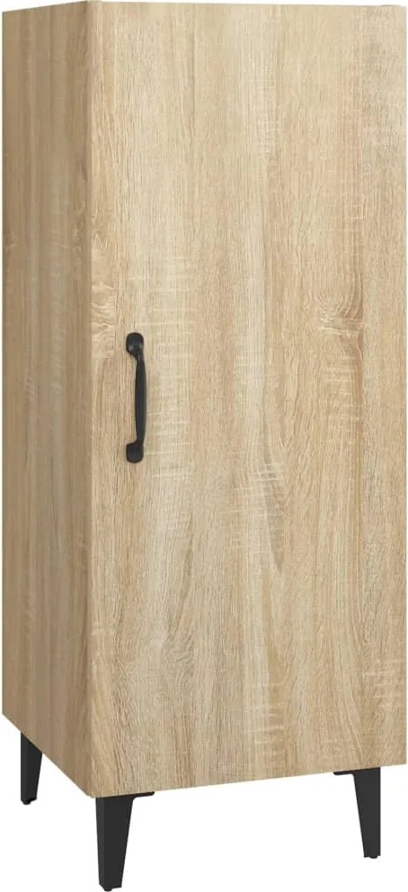 vidaXL Servantă, stejar sonoma, 34,5x34x90 cm, lemn compozit