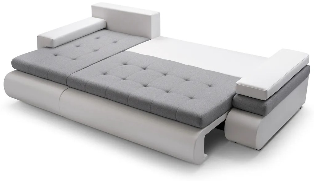 Supermobel Coltar extensibil MAX, 241x85x152, sioux 1114/lux 6, colt pe stanga
